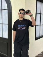 個性的なgucci t シャツ メルカリコピー 100%綿 半袖トップス シンプル プリント 上質 ブラック