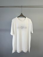 春新作 gucci t シャツ アウトレットコピー 純綿 トップス ロゴプリント ゆったり 半袖 ホワイト