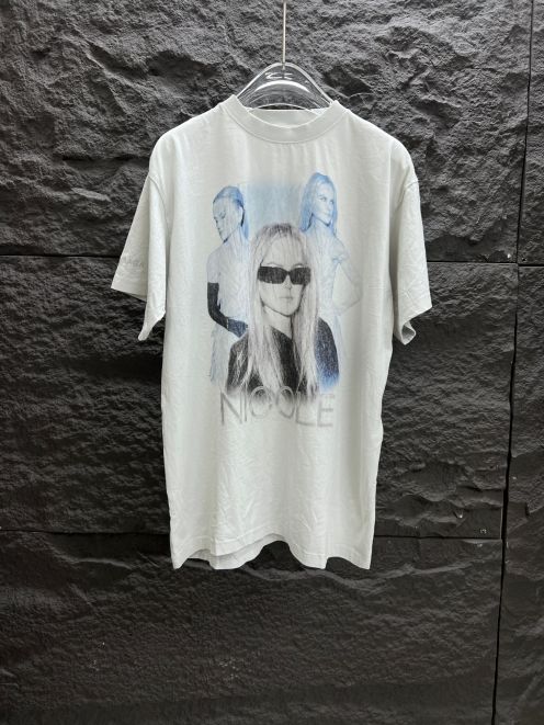 お値打ち価格メンズ バレンシアガtシャツスーパーコピートップス 半袖 プリント 純綿 ゆったり ホワイト