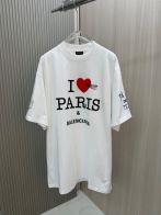 バレンシアガ ロゴシャツ偽物 トップス プリント 純綿tシャツ 柔らかい ゆったり ホワイト