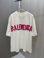 バレンシアガ ロゴtシャツコピー トップス プリント 純綿 柔らかい ゆったり 男女兼用 ホワイト