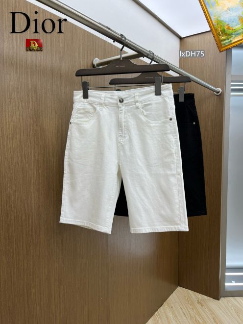 ディオール ショーツコピー デニム素材 ショットパンツ ゆったり ビーチ カジュアル ホワイト