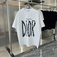 dior atelier tシャツスーパーコピー 純綿 トップス 短袖 ゆったり プリント 柔らかい 2色可選