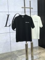 ディオールtシャツレディースコピー 純綿 トップス 短袖 ゆったり プリント 柔らかい ブラック