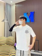 モンクレールtシャツ コーデ偽物 柔らかい 綿100％ プリント トップス 短袖 ホワイト
