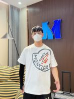 モンクレールメンズtシャツサイズ感スーパーコピー なつ服 柔らかい 綿100％ プリント トップス 短袖 ホワイト