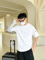 爆買いで大得価のモンクレール半袖tシャツコピー なつ服 綿100％ プリント トップス 短袖 ホワイト