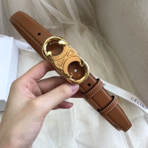 超激得の新品バイマ セリーヌベルトスーパーコピー 牛革 レザー 優雅レディ ビジネス シンプル ブラウン