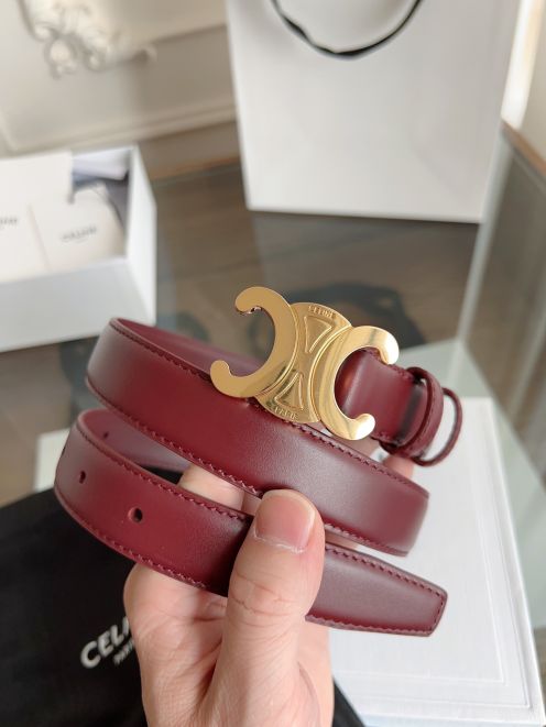 大人気でお買い得なセリーヌベルトバッグ激安通販 本革 レザー 優雅レディ ビジネス 通勤 レッド