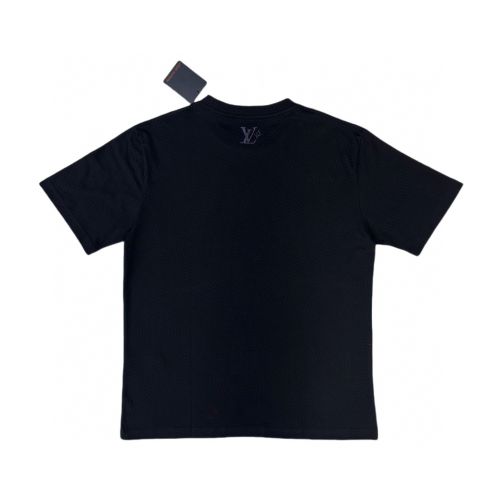 お得品‼メルカリ ルイヴィトンtシャツ偽物 トップス 短袖 100％綿 シンプル ブラック