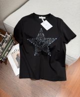 dior ステューシー tシャツスーパーコピー トップス 半袖 綿 ゆったり カジュアル ブラック