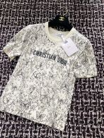 ディオールオム tシャツＮ級品 トップス 半袖 綿 ゆったり 柔らかい プリント ブラック