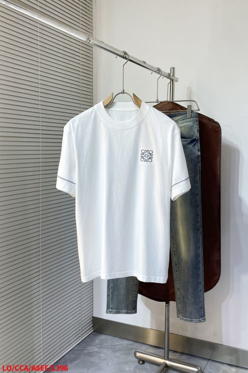 お洒落！ロエベtシャツ 安いコピー シンプル 半袖 トップス 純綿 シンプル プリント 2色可選