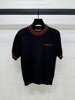 グッチ t シャツ レディース偽物 トップス 半袖 ニット 綿 ゆったり 夏服 ブラック