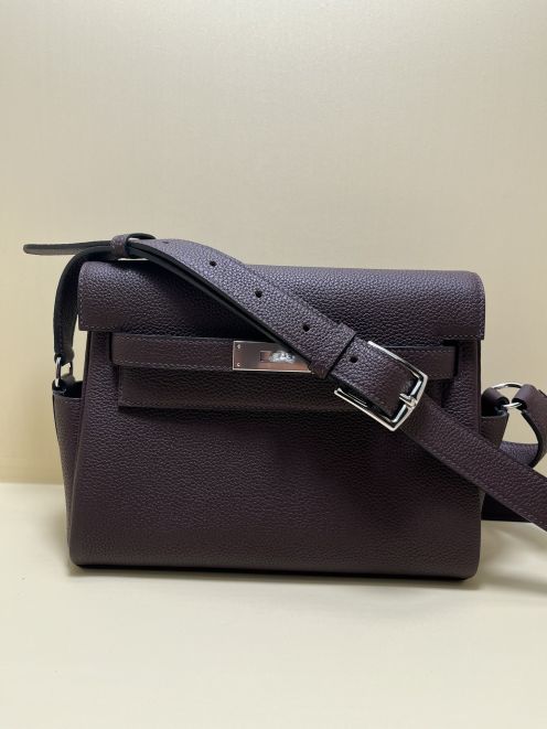 レディース エルメスバッグ 種類偽物 本革 ハンサム 斜め掛けバッグ レザー 男女兼用 メンズ ブラック