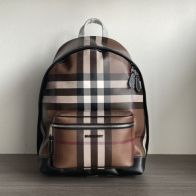 可愛い burberry バッグ レディース偽物 実用 バックバッグ 本革 レザー 大容量 ブラウン