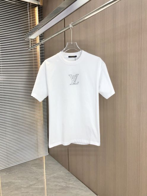 ルイヴィトン ミッキー tシャツスーパーコピー 柔らかい 純綿 半袖トップス ゆったり ホワイト