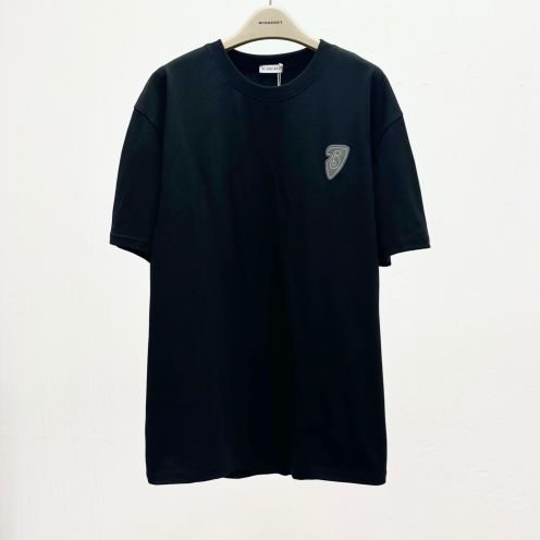 バーバリー t シャツ 人気コピー シンプル 100％綿 トップス ゆったり 高品質 ブラック