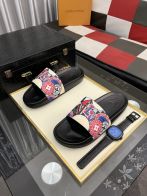 LV 限定の人気 ビーチサンダル ルイヴィトン偽物 夏品 スリッパ  カジュアル ゆったり レッド