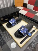 人気商品 ルイヴィトン サンダル 新作コピー スリッパ  カジュアル ゆったり ブルー