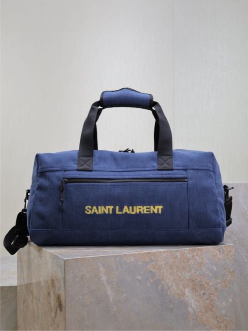 ysl バックスーパーコピー 優雅レディ 牛革 レザー ハンドバッグ 大容量 ブルー