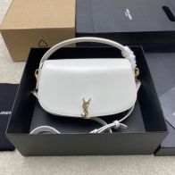 saint laurent バッグＮ級品 サンローラン 優雅レディ 牛革 レザー 斜め掛け ハンドバッグ 787671 ホワイト