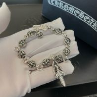 2025年のお買い得品 クロムハーツブレスレット 偽物 クラシック 新品 ファッション シルバー