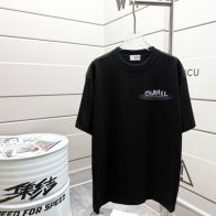 chanel t シャツ メンズ偽物 シンプル 柔軟 トップス 短袖 100％綿 ゆったり ブラック