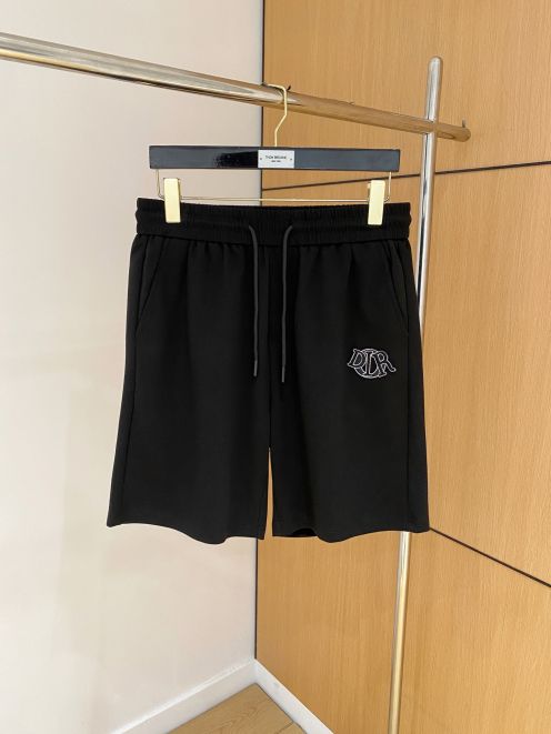ディオール ズボン偽物 ショットパンツ 綿 スポーツ カジュアル ブラック