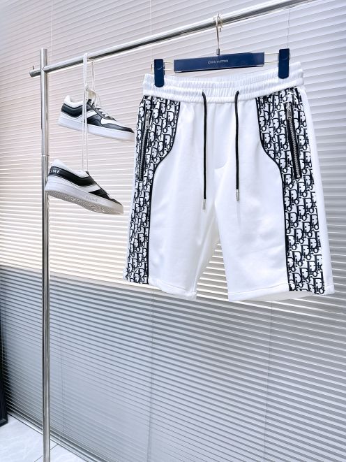 dior 半ズボンＮ級品 ショットパンツ 運動 スポーツ カジュアル メンズ ホワイト