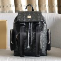 エムシーエム ショルダーバッグ偽物 牛革 レザー バックバッグ 大容量 日常 5503 ブラック
