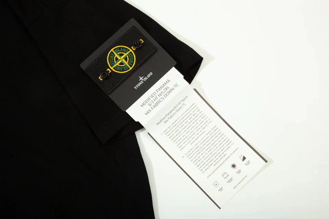 ストーン アイランド t シャツスーパーコピー 半袖Tシャツ 純綿 シンプル 4色可選 ブラック_4