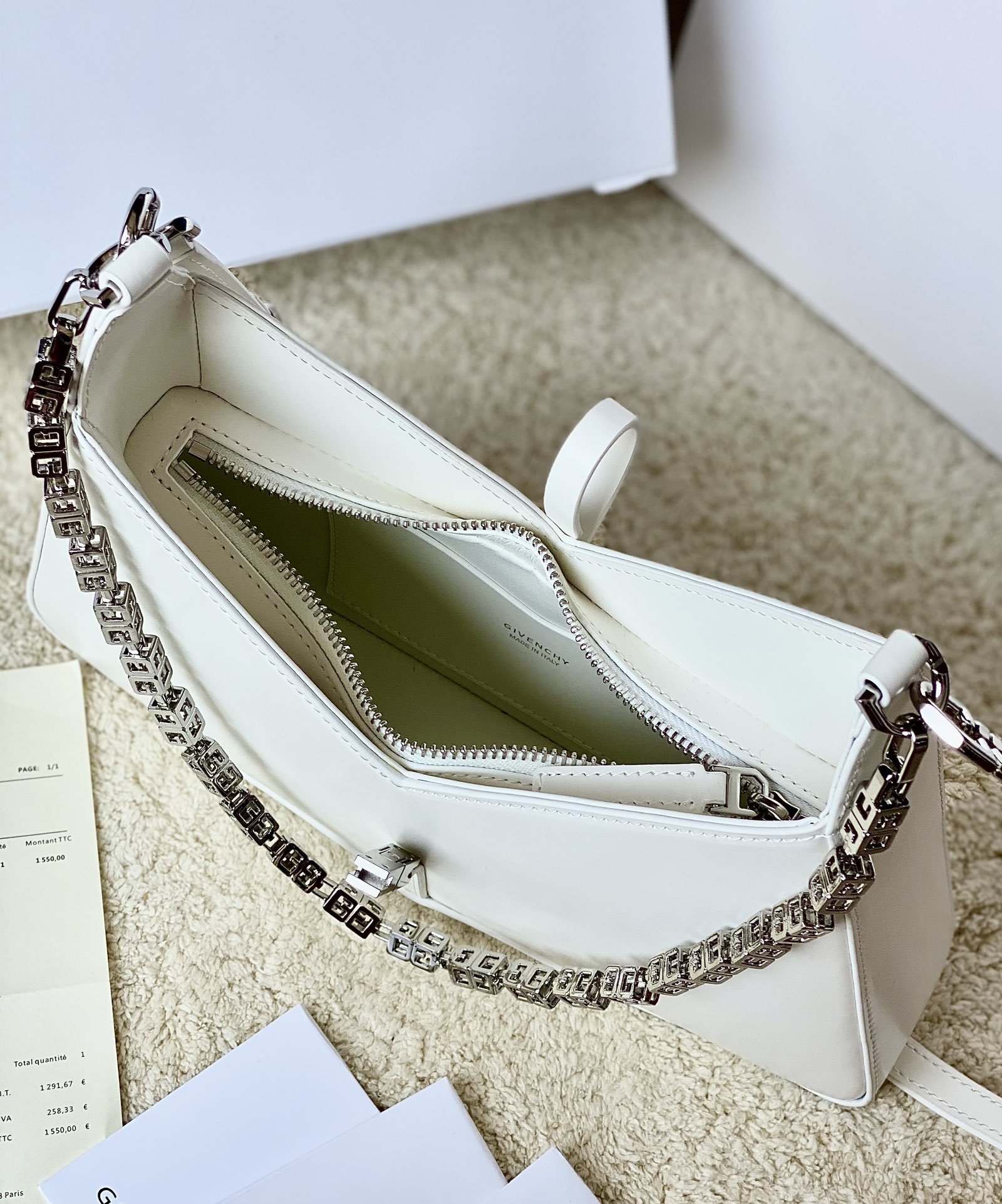 GIVENCHYジバンシィ マーク激安通販 フランス レザーバッグ レディース 魅力 ホワイト_7