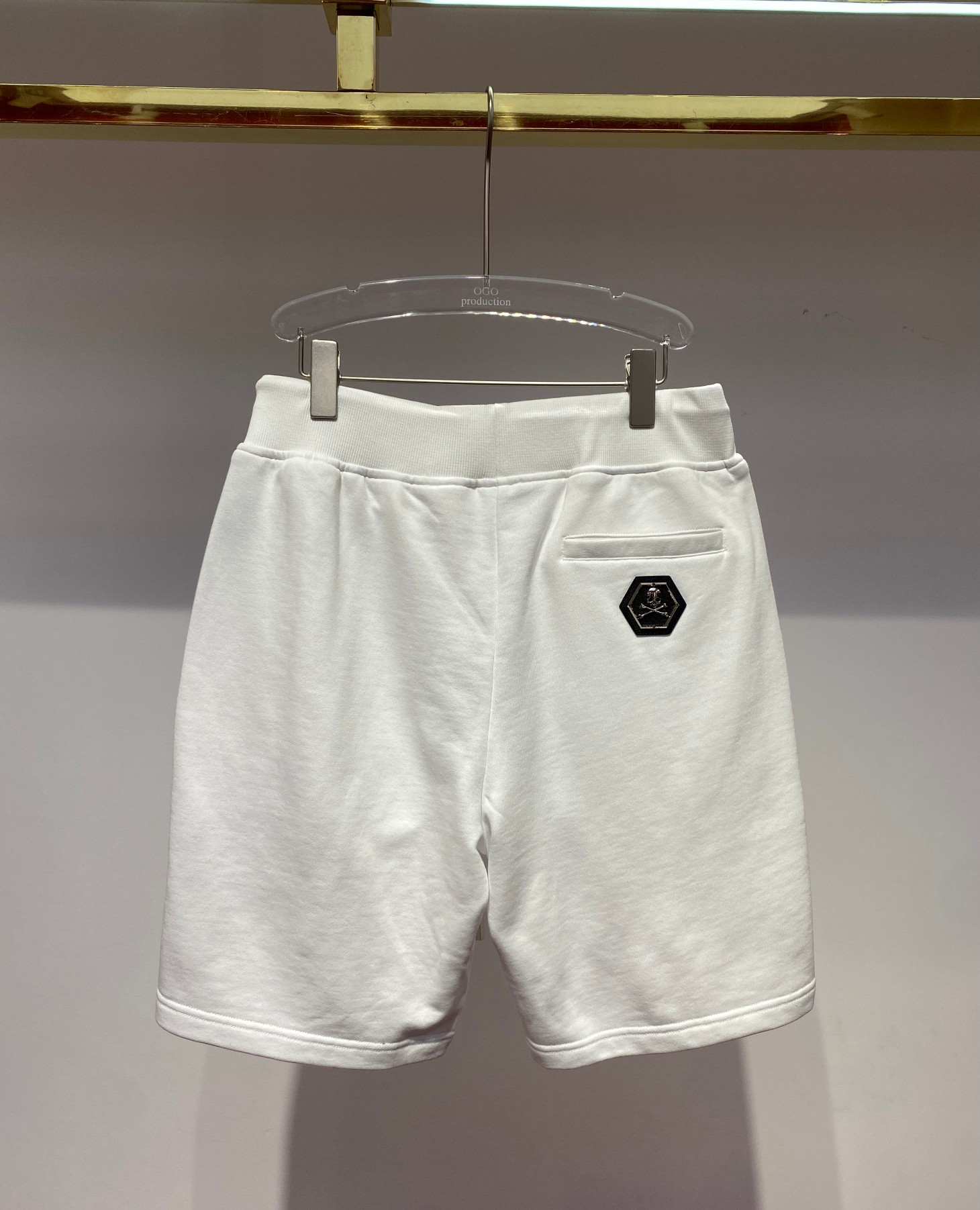 フィリッププレイン パンツn級品 ショートパンツ 純綿 おしゃれ ホワイト_2