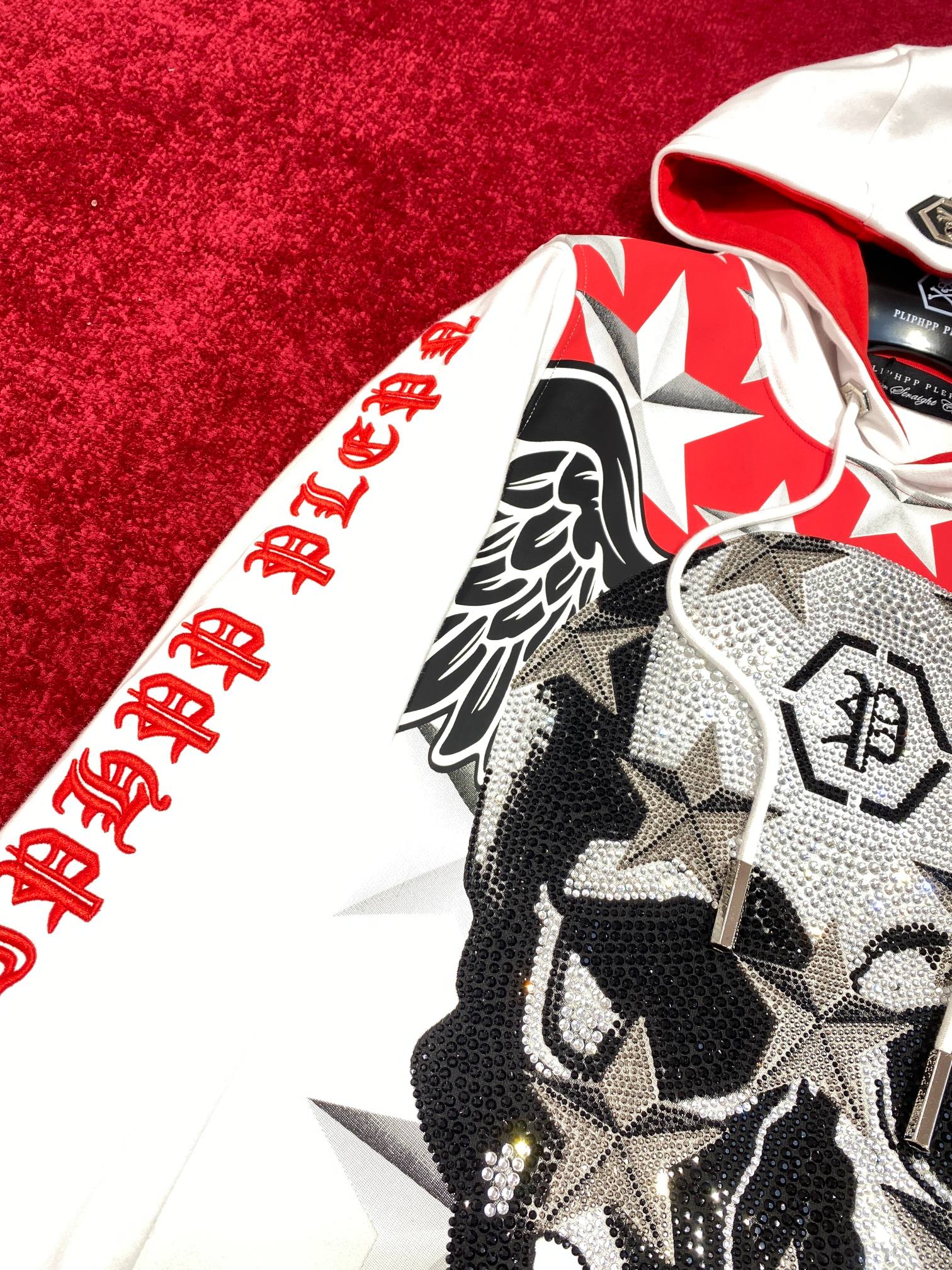 2023年新作 フィリッププレイン tシャツコピー パーカー スカルプリント ファッション 純綿 ホワイト_4
