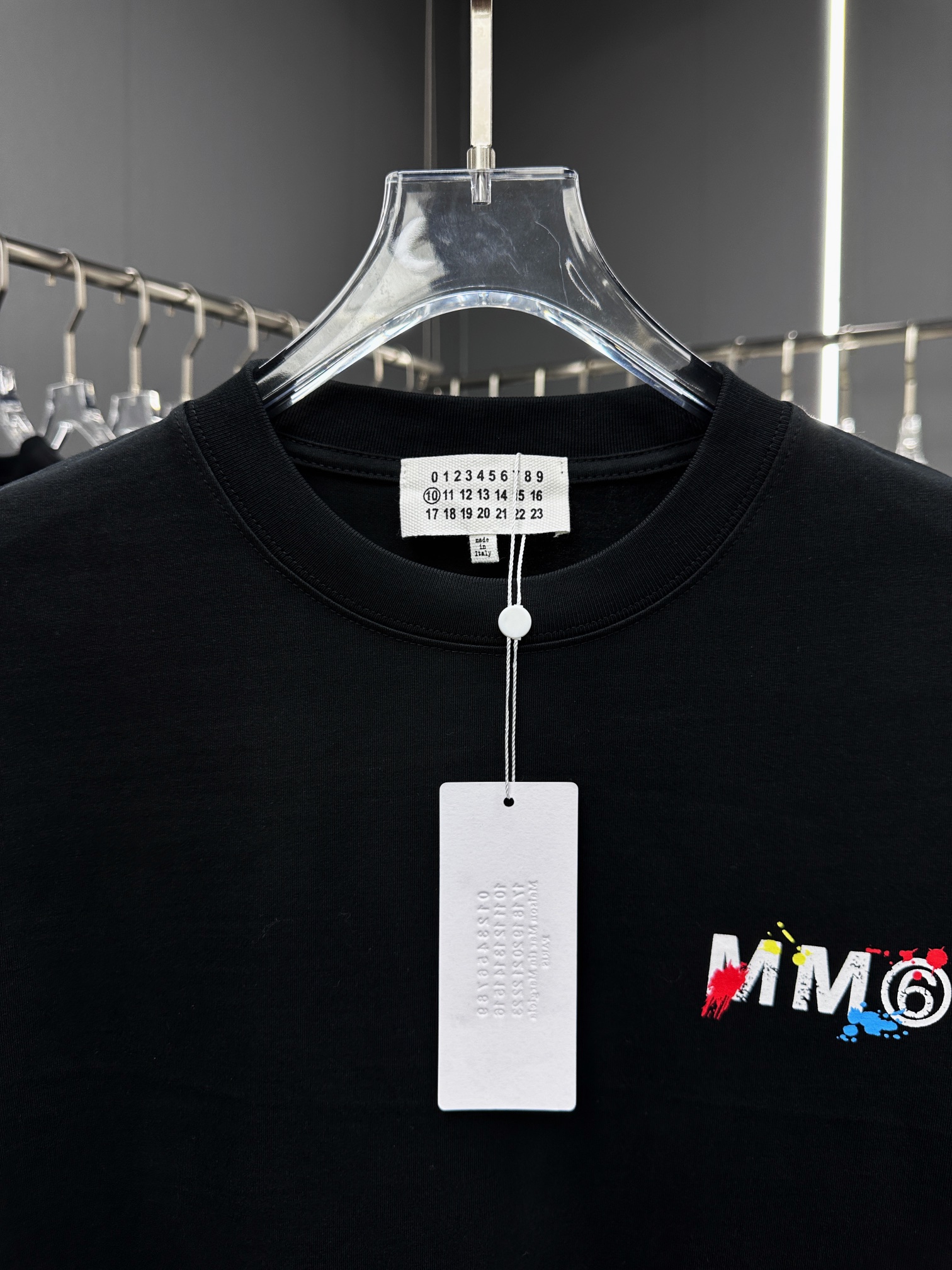 メゾンマルジェラn級品コピー半袖Tシャツコットンブラック柔らかい花柄ファッション_3