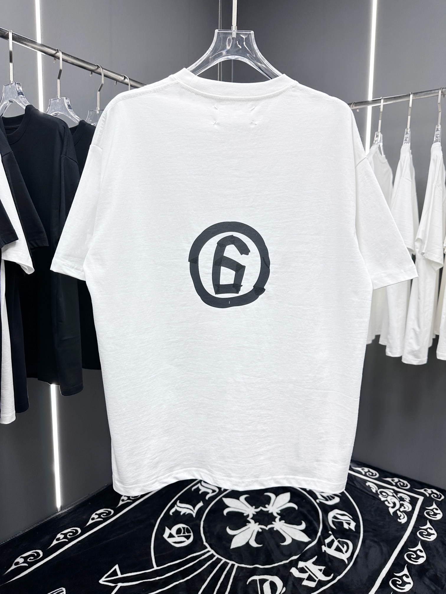 メゾンマルジェラn級品コピー半袖Tシャツコットンホワイト柔らかい花柄春夏刺繍_2