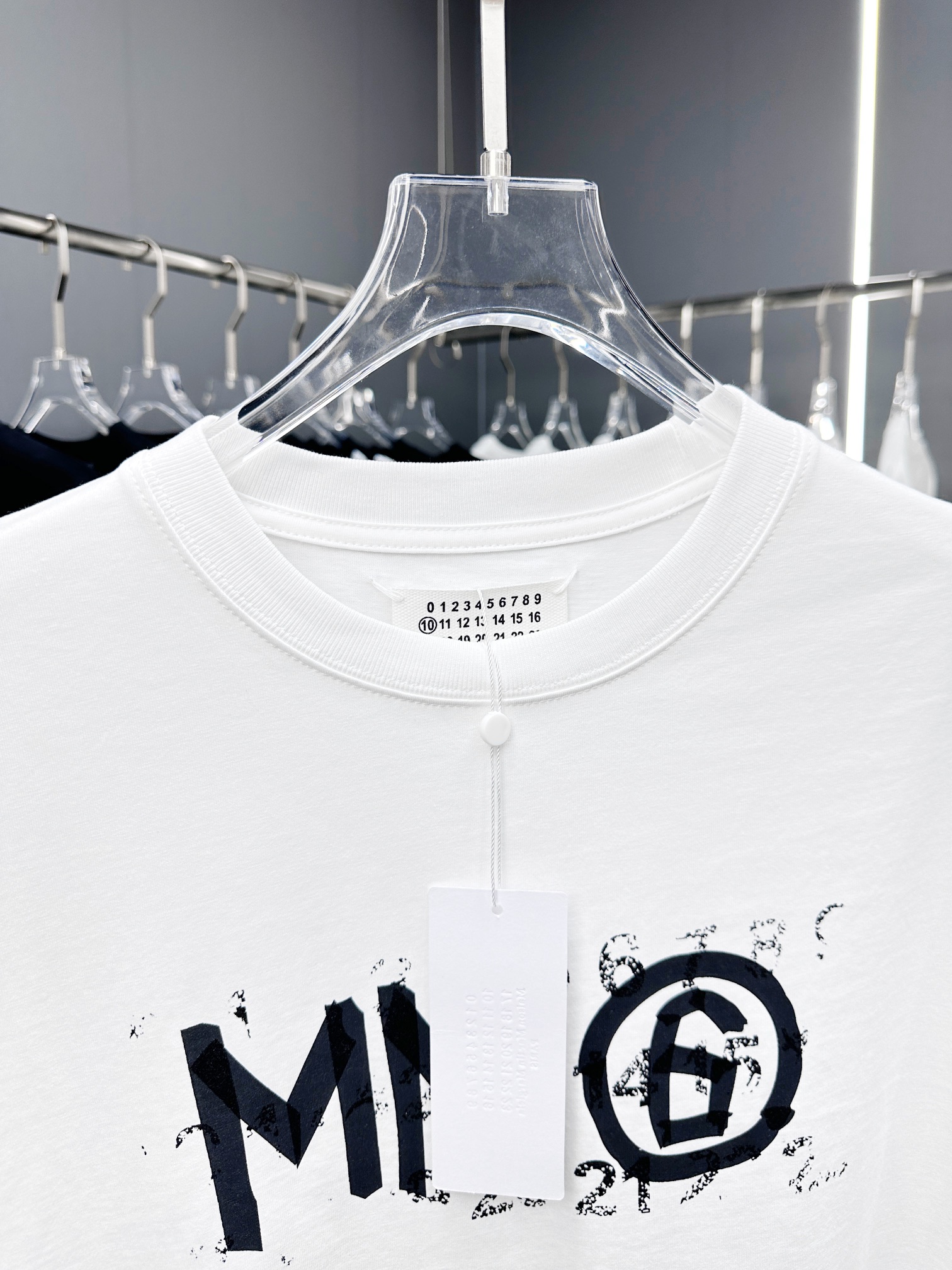 メゾンマルジェラn級品コピー半袖Tシャツコットンホワイト柔らかい花柄春夏刺繍_3