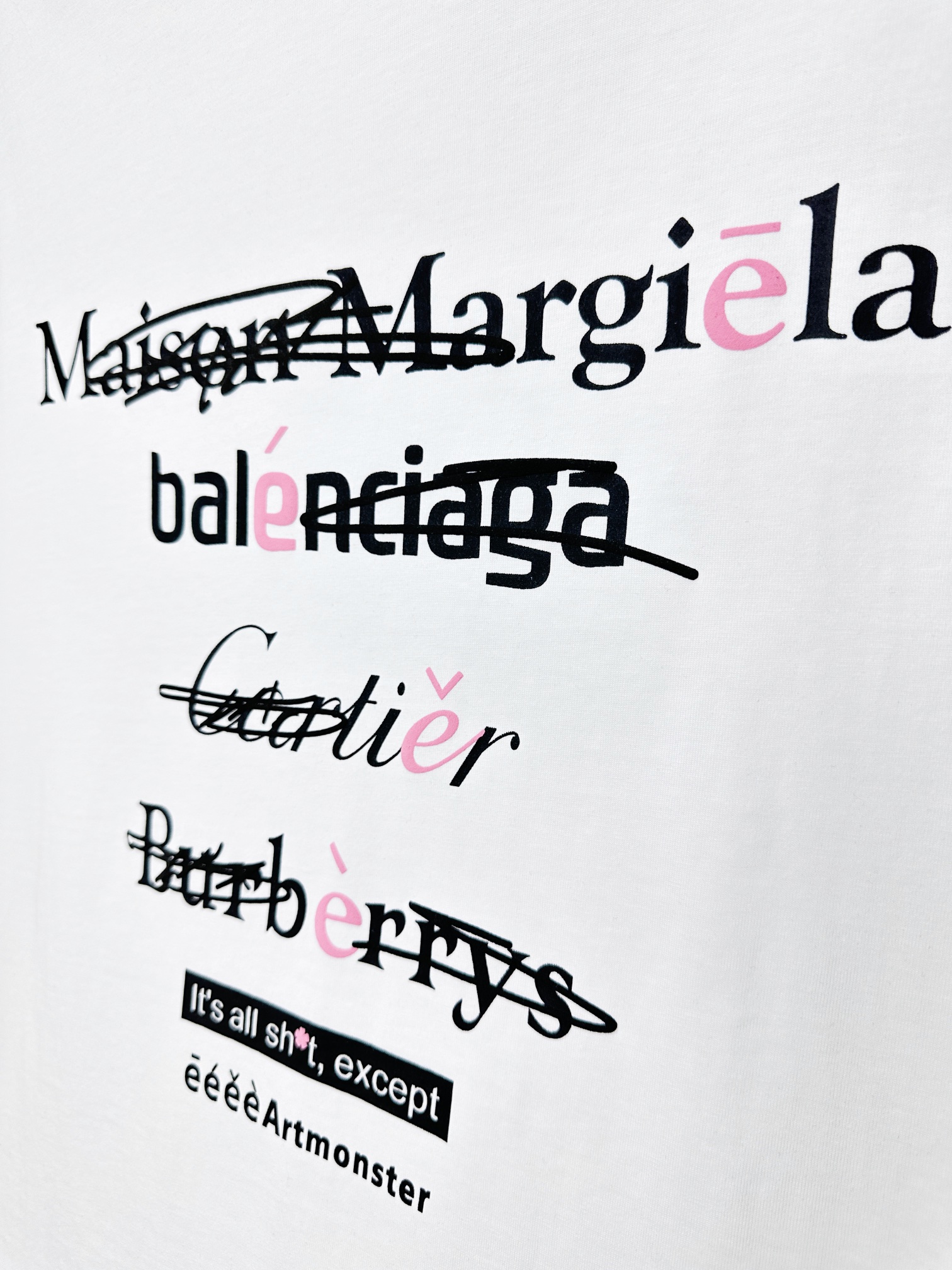 メゾンマルジェラ2024新作コピー半袖Tシャツコットンホワイト柔らかい春夏高級花柄_4
