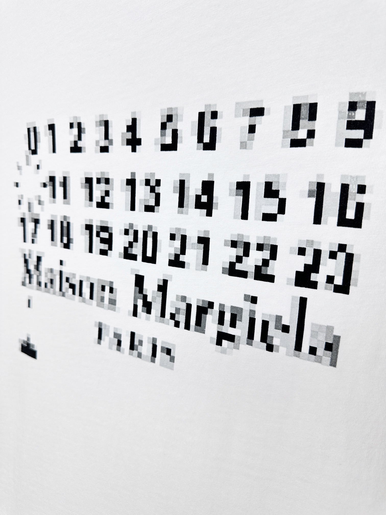 メゾンマルジェラMAISONMARGIELA限定コピー半袖Tシャツコットンホワイト柔らかい春夏高級花柄_4