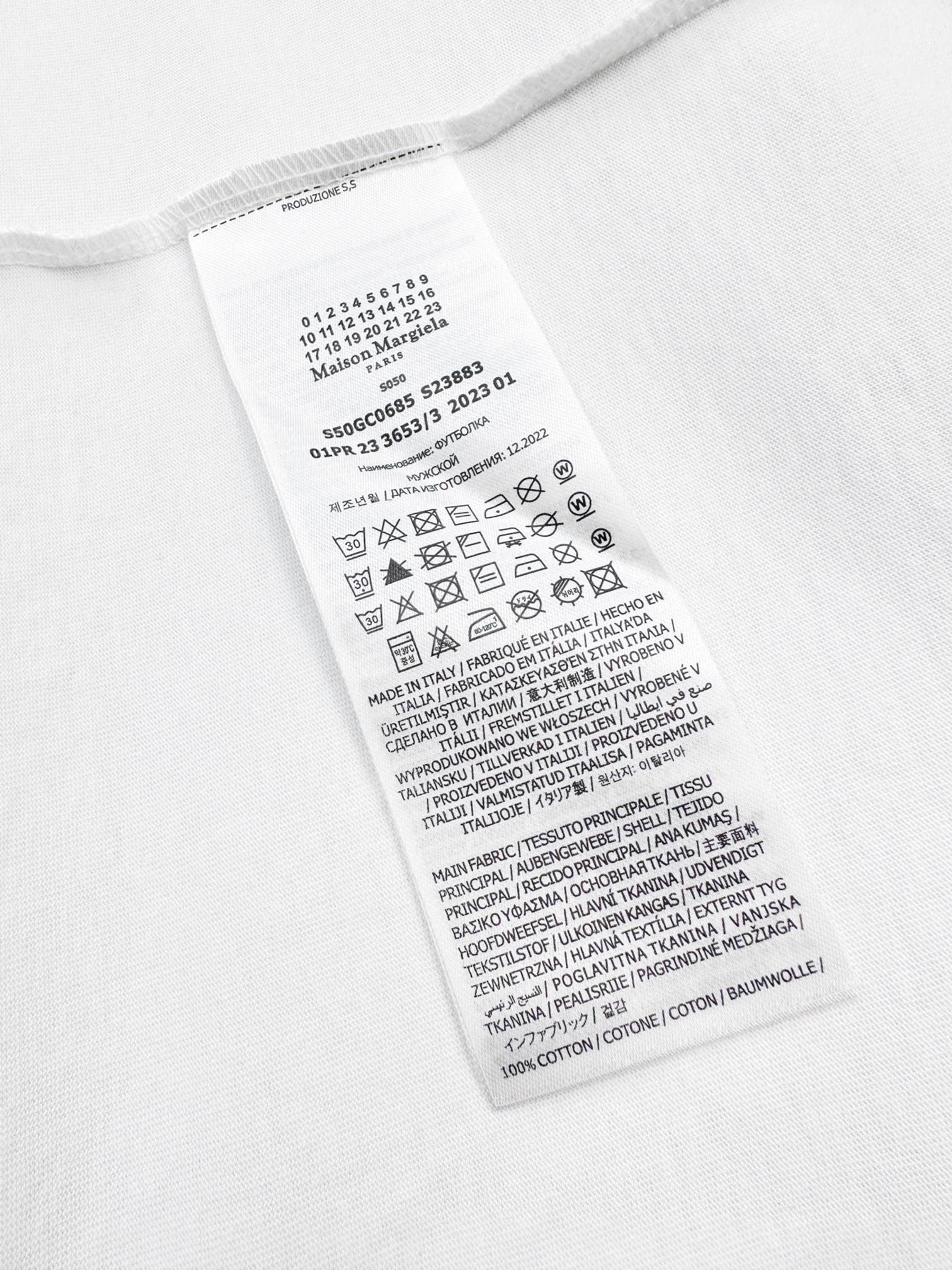 メゾンマルジェラMAISONMARGIELA限定コピー半袖Tシャツコットンホワイト柔らかい春夏高級花柄_6