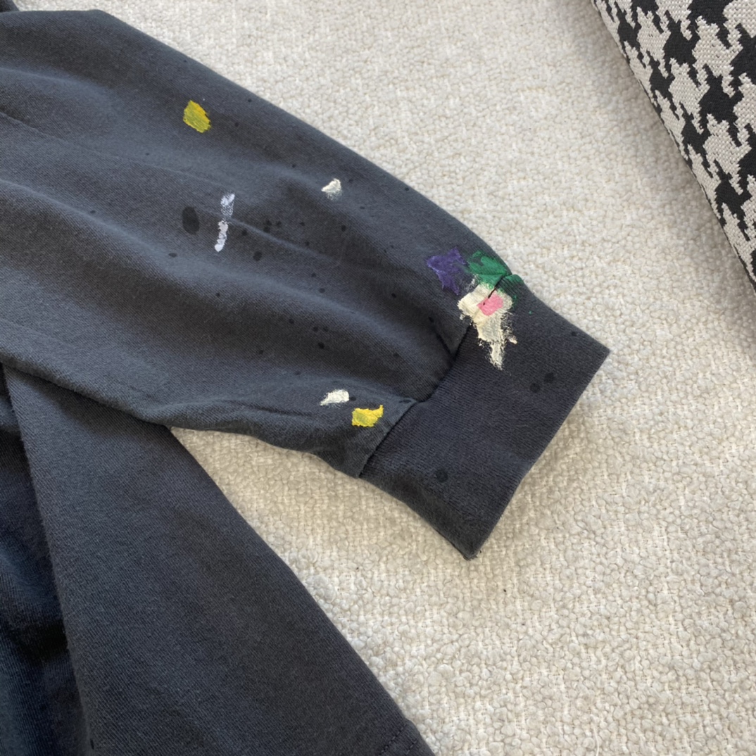 ギャラリーデプトトップスｎ級品 純綿 柔らかくて快適 長袖Tシャツ シンプル ブラック_9