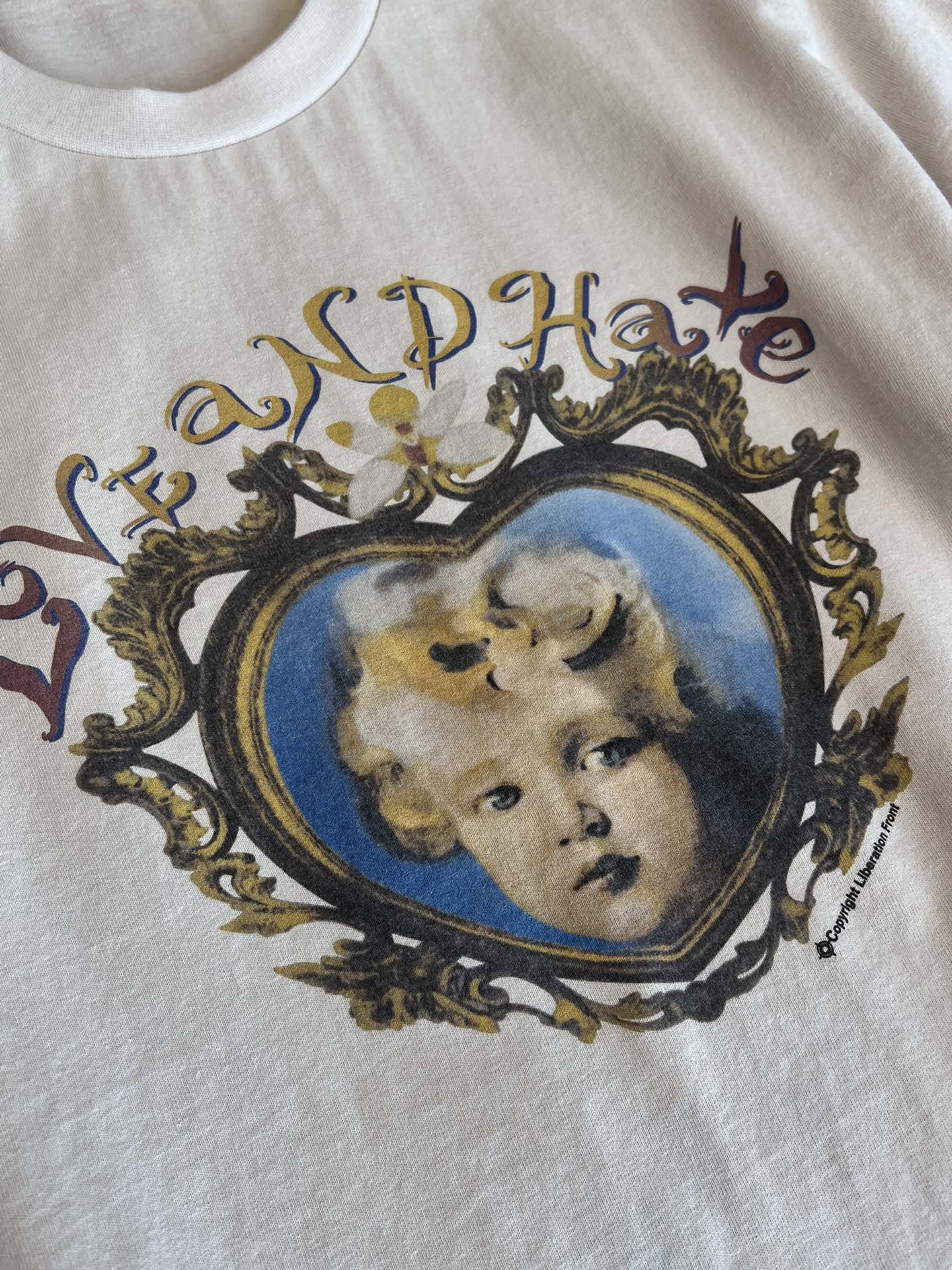 セントマイケルSAINTMICHAEL限定コピー半袖Tシャツコットンホワイト柔らかい高級花柄_4