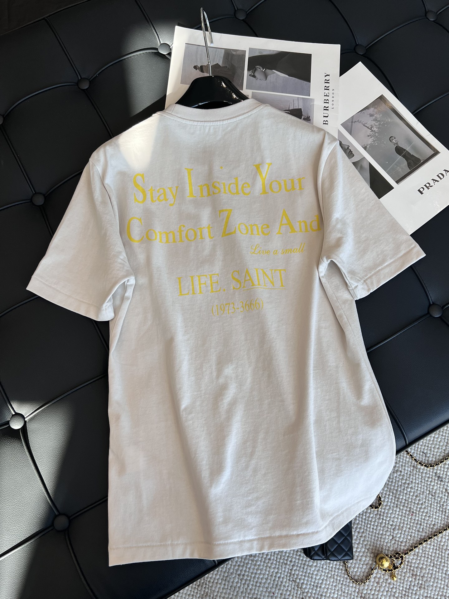 セントマイケルSAINTMICHAEL限定コピー半袖Tシャツコットンホワイト柔らかい高級花柄_7