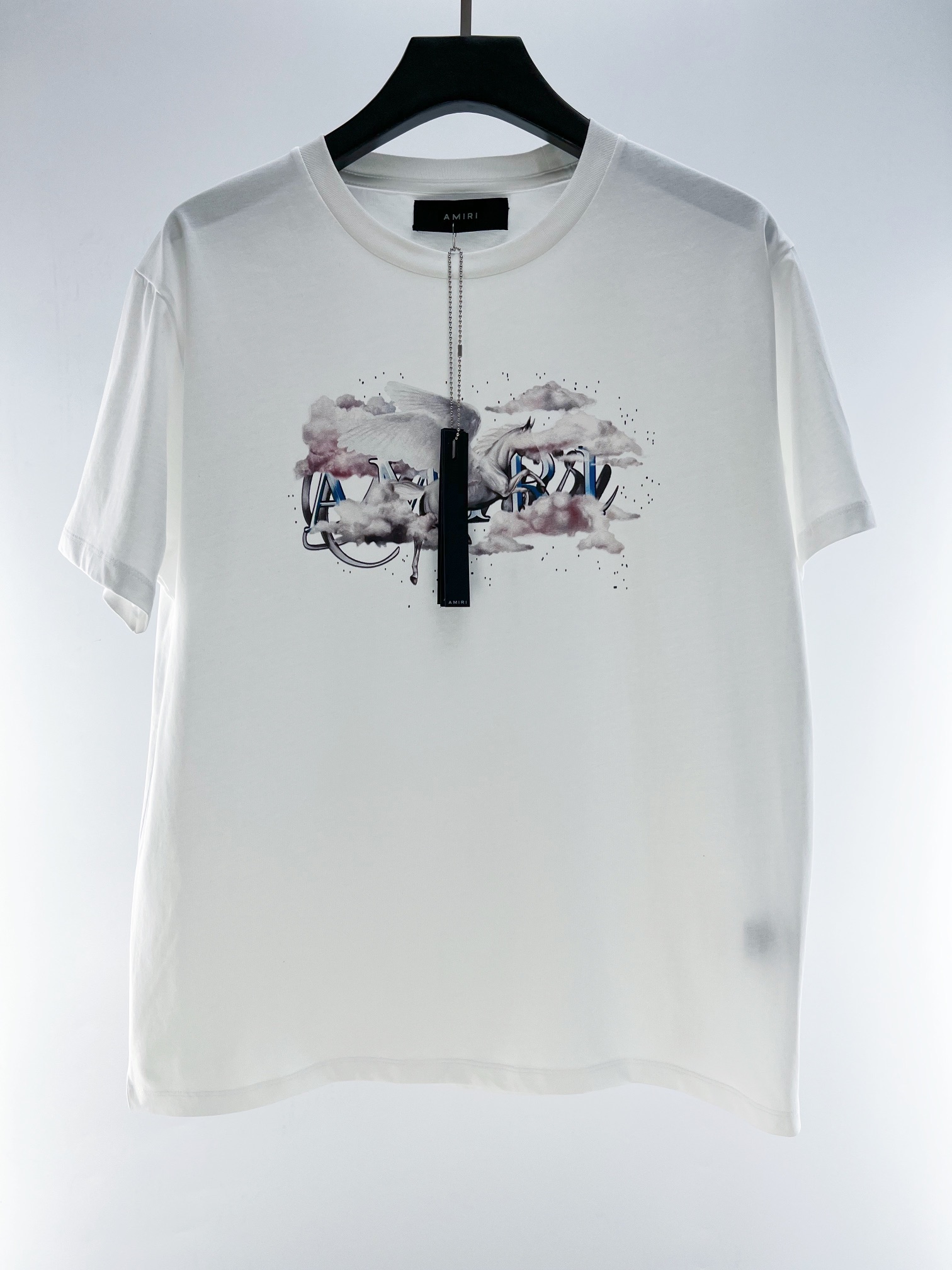 お得！限定品 アミリtシャツ激安通販 人気品 柔らかい シンプル 夏服 Tシャツ  2色可選 ホワイト_2