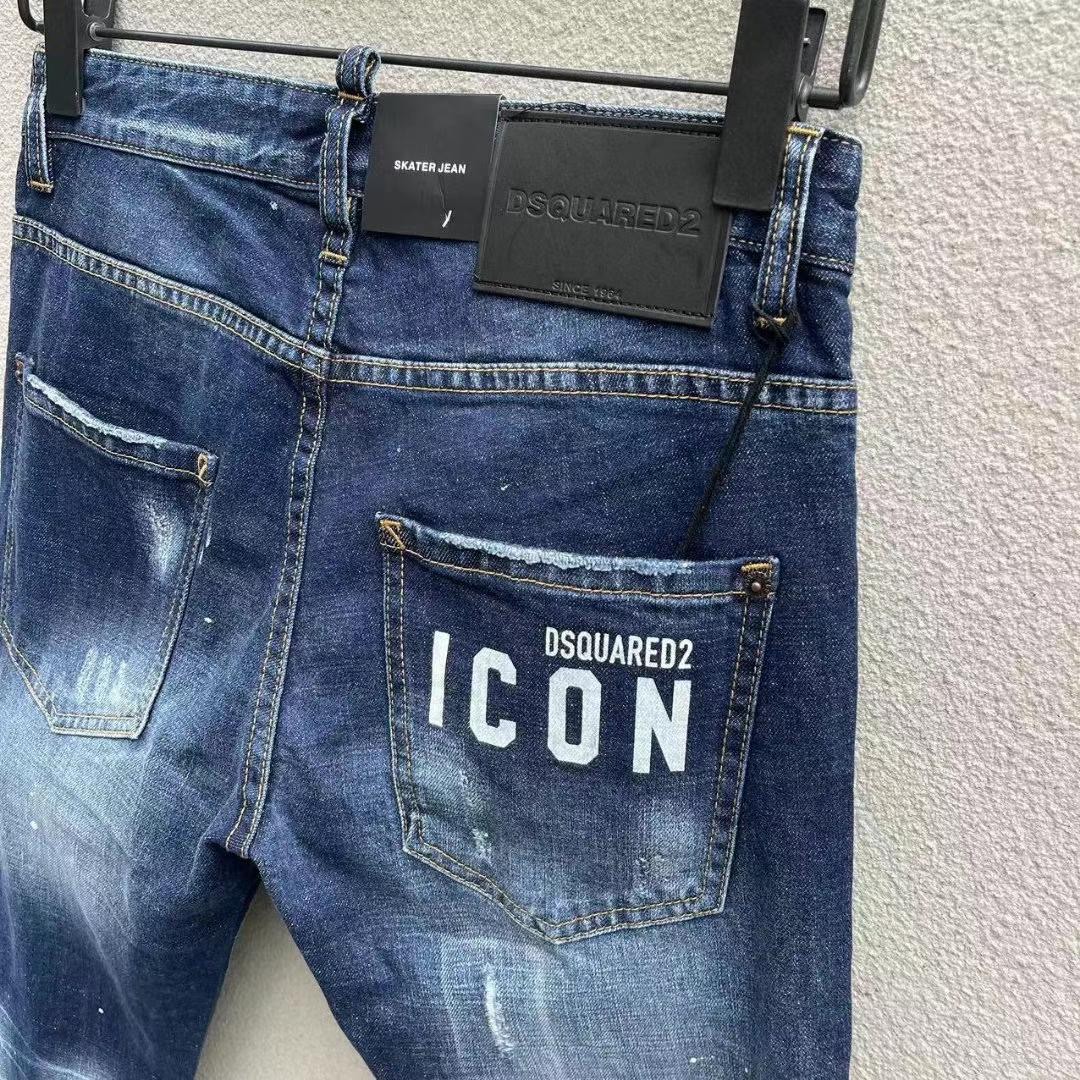 dsquared 新作コピー 綿素材 デニム ジンーズ ズボン カジュアル 柔らかい ブルー_9