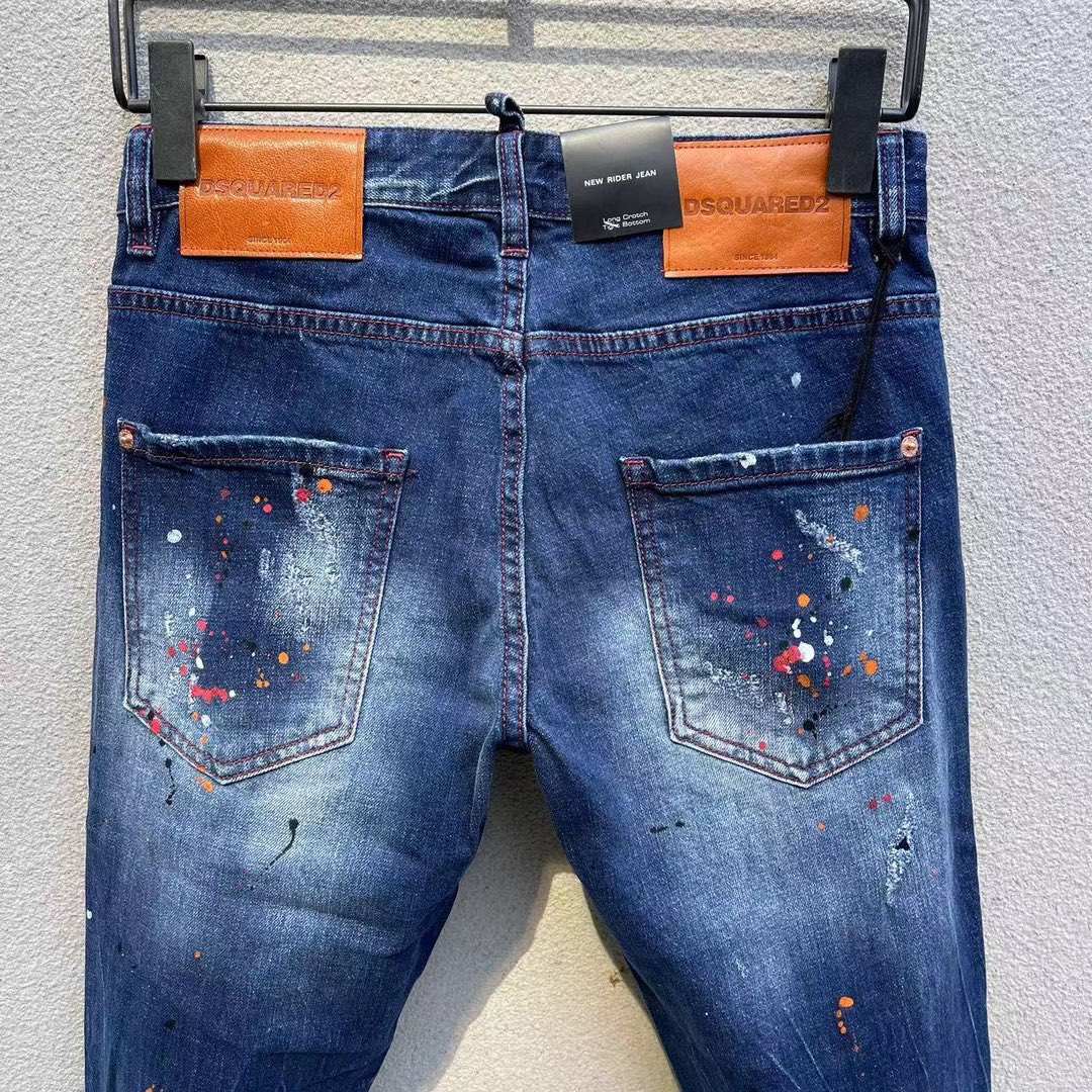 ディースクエアード 46 サイズｎ級品 デニム ジンーズ 柔らかい ファッション 最新ズボン ブルー_8