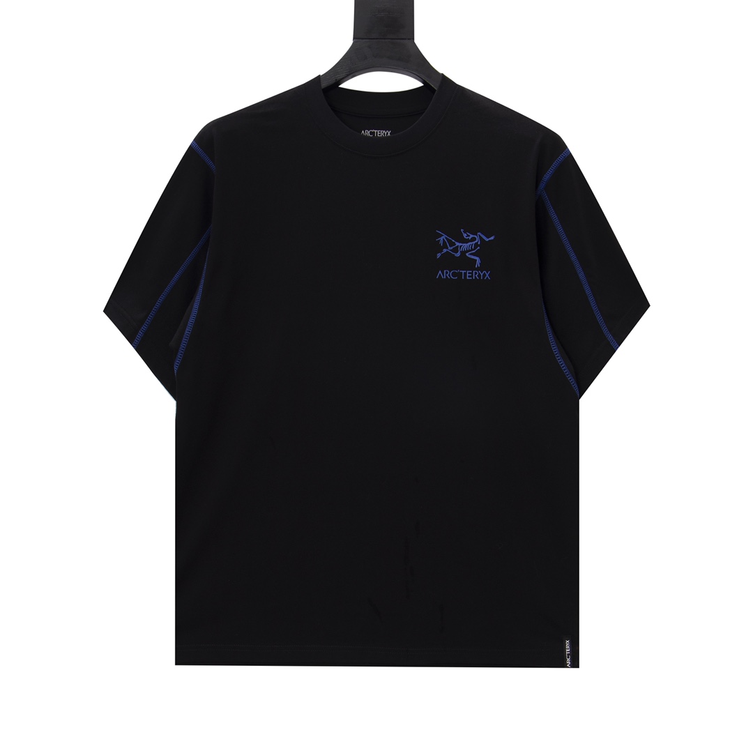 アークテリクス定番人気物スーパーコピー半袖Tシャツコットンブラック柔らかい高級花柄_5