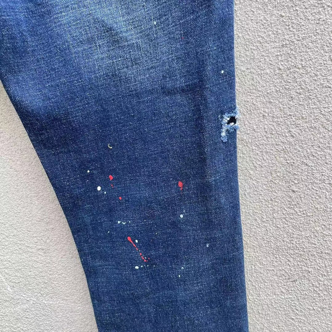 ディースクエアード wear偽物 超人気品 ファッション 美脚 ジンーズ シンプル ズボン ブルー_9