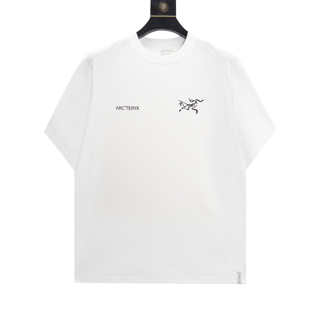 アークテリクス2024新作スーパーコピー半袖Tシャツコットンホワイト柔らかい高級花柄_1